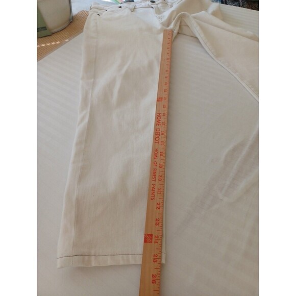 J.Crew Toothpick ivory ankle denim jeans womens 32 stretch skinny classic preppy - Picture 10 of 10